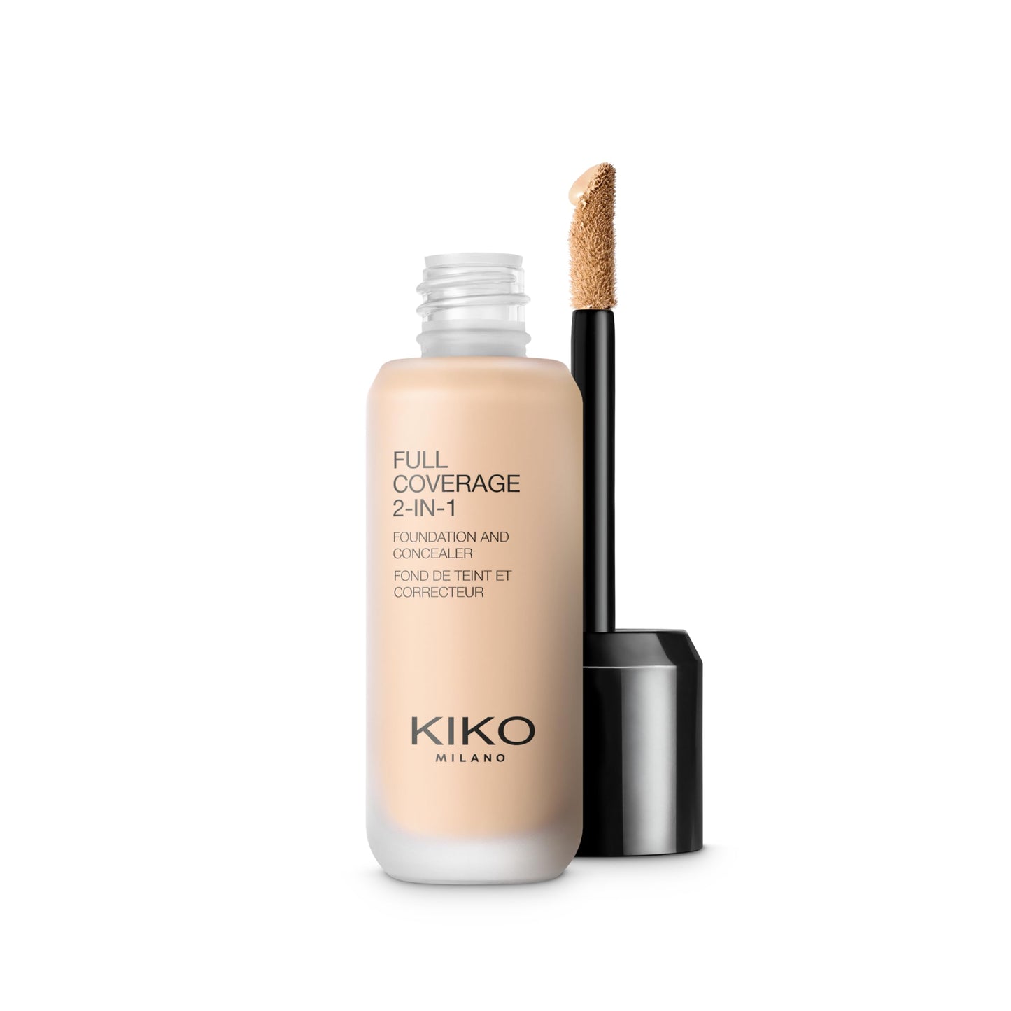KIKO Milano Full Coverage 2-in-1 Foundation & Concealer 02 - WR 10, 2 In 1 Foundation And Concealer, Superior Coverage