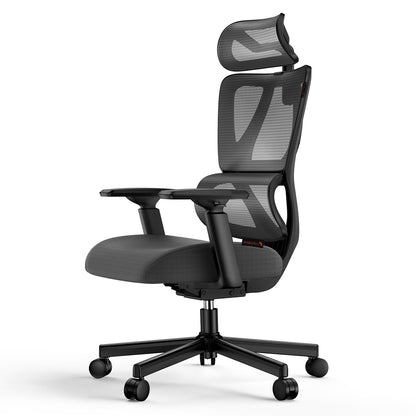 ProtoArc EC100 Ergonomic Office Chair with 10cm Spring Cushion, Black