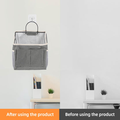 2 Pcs Wall Hanging Storage Bag, Foldable Hanging Storage Organiser