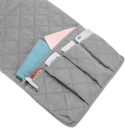 Bkrdty Armrest Storage Organizer Anti-Slip Sofa Couch Chair Armrest Organizer 90 * 33cm 5 pockets Couch Chair Organizer Holder for TV Remote Control