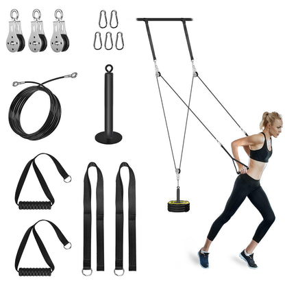 Cable Pulley System, DIY Weight Pulley System for Gym Triceps Pulley System Attachment Home Gym Equipment for Lat Pull Down, Arm Workout