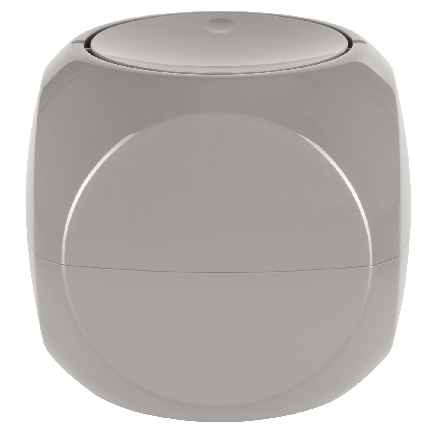 Spirella Dice 1 litre waste bin, table waste bin with swinging lid, taupe