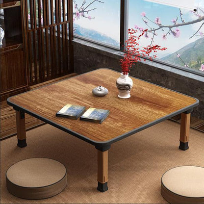 WIKLMOTH Multifunctional Folding Japanese-Style Tea Coffee Table, Low Dining Table, Small Desk