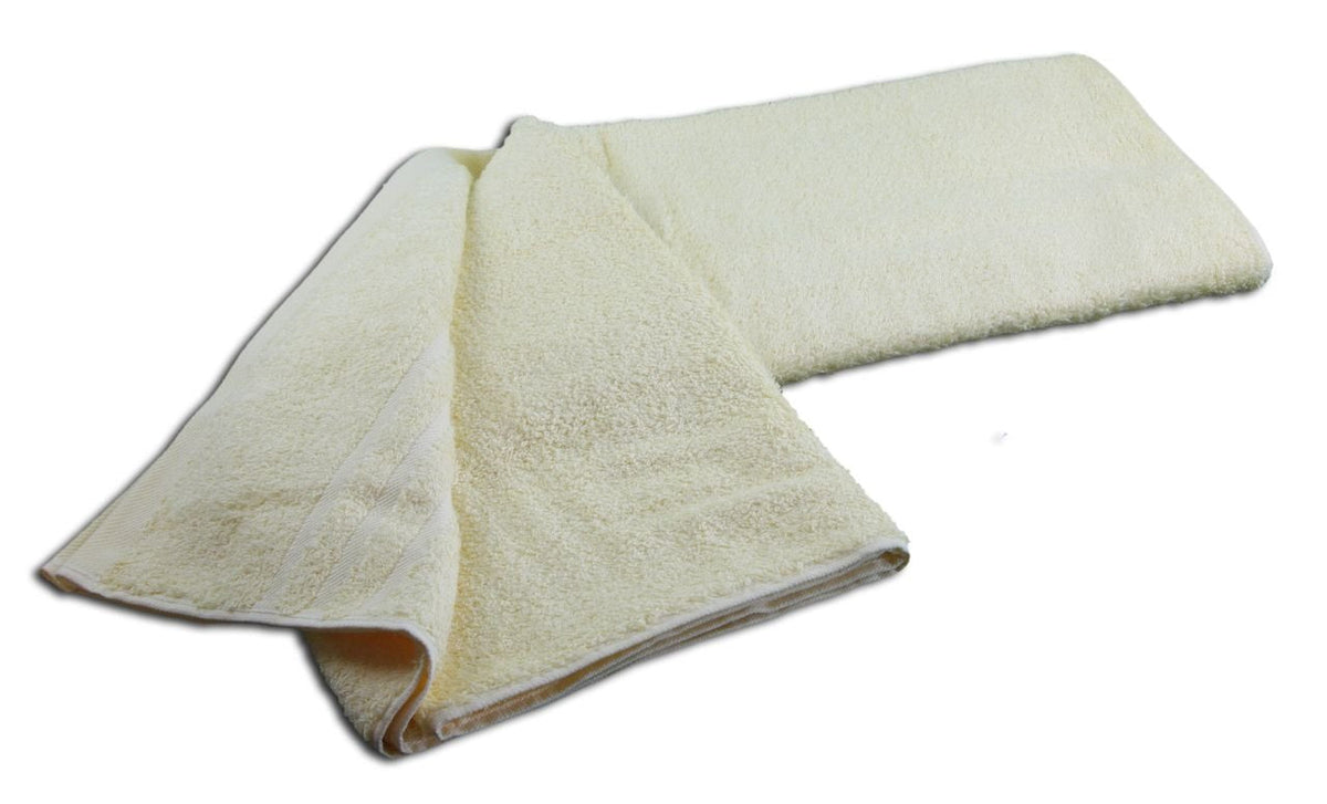 Gözze - Elegant Hand Towel Set of 2, Sylt, 100% Cotton, Heavy Weight (440 g/m²), 50 x 100 cm - Vanilla