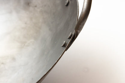 Craft Wok Big 16 Inch Heavy Canton Style Hand Hammered Carbon Steel Wok (Round Bottom) / 731W87
