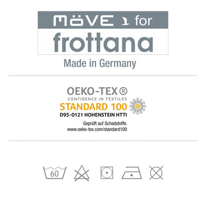 Frottana Möve hand towel Cotton ash 50 x 100 cm