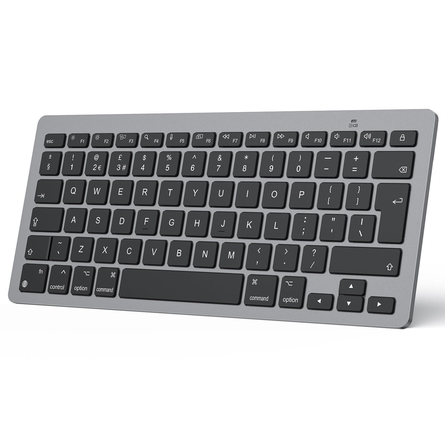 OMOTON Bluetooth Keyboard for Mac, Wireless keyboard for Apple MacBook Pro/Air, iMac, iMac Pro, Mac Mini, Mac Pro, QWERTY UK Layout, Space Grey
