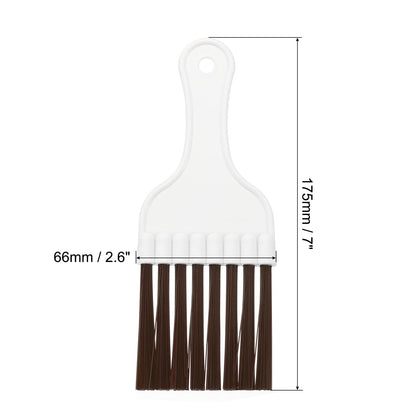 PATIKIL Air Conditioner Fin Comb, 2Pcs Plastic Whisk Brush Condenser Cleaning Brush Refrigerator Coil Fin Cleaner Radiator Repair Tool for AC