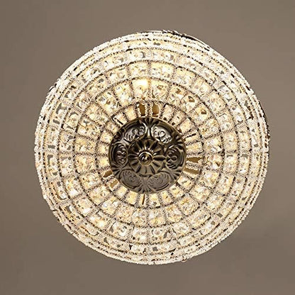 Newrays Retro Vintage Charming Royal Empire Style Led Crystal Modern Chandelier Lamp Lustres Lights G9 for Hotel Church Living Room