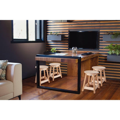 Tramontina Natural Pine Wood Stool Ø33 x 46.5cm