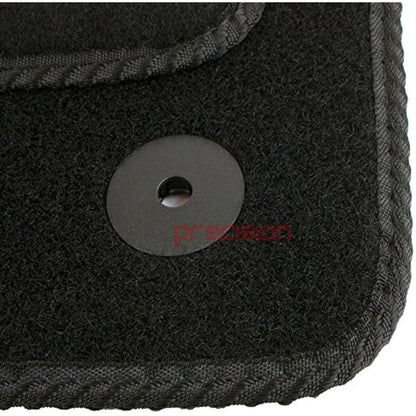 Precision Black Car Mats with GTD Logo For VW Golf MK7 (2013-2020) - SSQGTD42