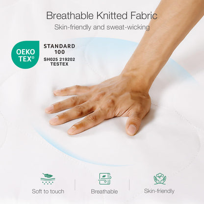 Novilla 4FT Small Double Pocket Sprung Mattress 20cm Medium Soft Spring Mattress with Breathable Sprung System, Cool Touch Oeko Fabric 120x190x20cm
