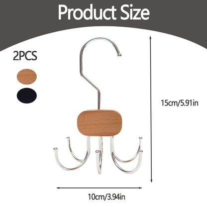 2Pcs Belt Hanger for Clothes Space Savers Storage Solutions, Belt Hanger for Wardrobe Saving Closet Storage for Ties, Bags, Hats