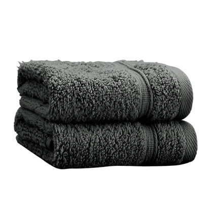 Catherine Lansfield Zero Twist Cotton 70x120cm Bath Towel Charcoal Grey
