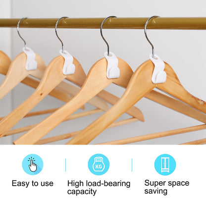 Bakecat 20Pcs Clothes Hanger Connector Hooks Super Space Saving for Closet