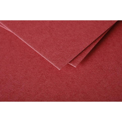 Clairefontaine - Ref 5580C - Pollen Envelopes (Pack of 20) - 75 x 100mm Sized, 120gsm Paper, Gummed Seal, Inkjet & Laser Printer Compatible, Acid Free - Intensive Red