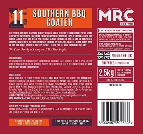 MRC Southern Barbeque Coater Red Tub