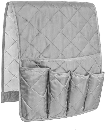 Bkrdty Armrest Storage Organizer Anti-Slip Sofa Couch Chair Armrest Organizer 90 * 33cm 5 pockets Couch Chair Organizer Holder for TV Remote Control