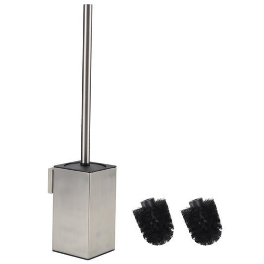 BGL 304 Stainless Steel Wall-Mounted Square Toilet Brush Holder Brush Nickel