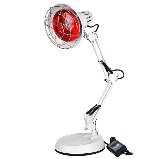 Cozion 150W Heat warm Lamp light device Vertical Indoor Home Space Heater, timing function, 360 adjustable heat light device