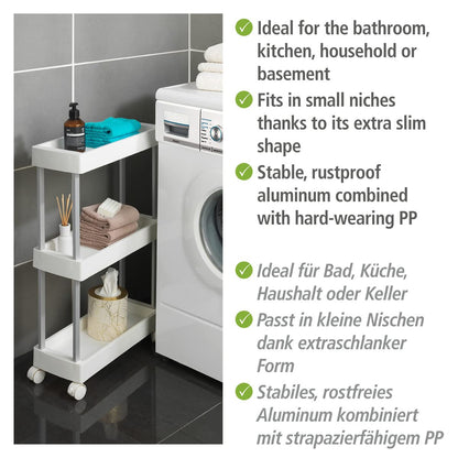 WENKO Mino Household and Bathroom Trolley