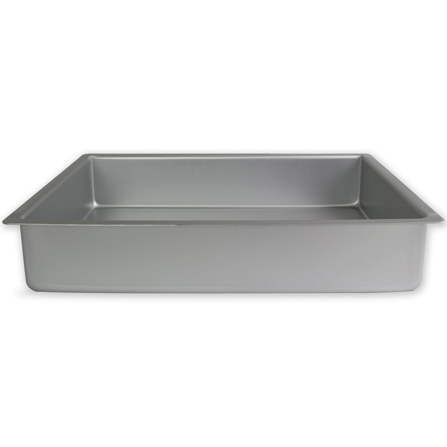 PME OBL12183 Aluminium Oblong Cake Pan 12 x 18 x 3-Inch Deep , Silver