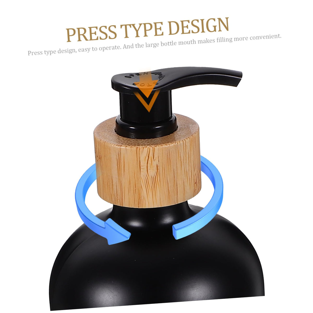LABRIMP Glass Soap Dispenser with Pump Refillable Hand Soap Dispenser for Bathroom Kitchen Office Lotion Shampoo Dish Liquid Container 7.95 in