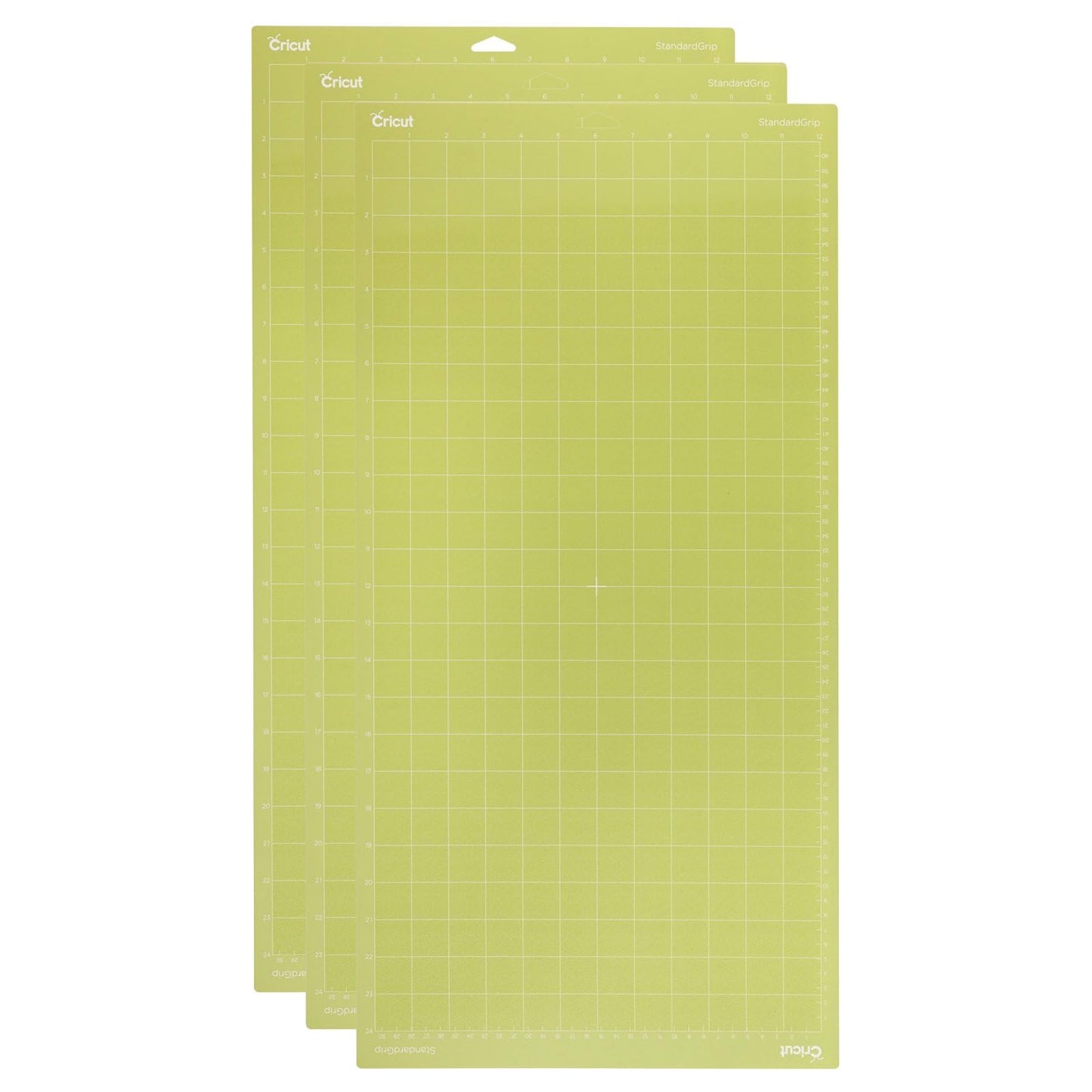 Cricut StandardGrip Adhesive Cutting Mat 12"x24" for Explore Air 2/Maker - 3 Pack, Green