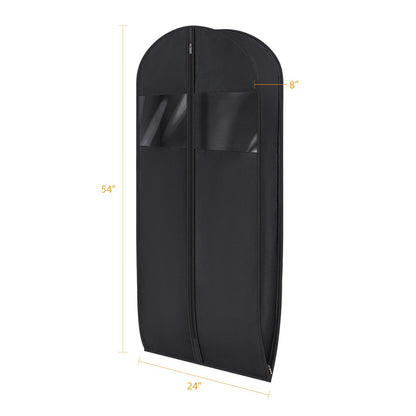 Syeeiex Space Saving Garment Bags with Self Comression Zipper, 2 Pack