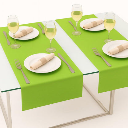 Table Runner Made of Minimate Fabric Modern, Smooth, Wide Hem, Non-Iron, Durable, Washable up to 60°C, Can be Tumble Dried. Kitchen and Living Room