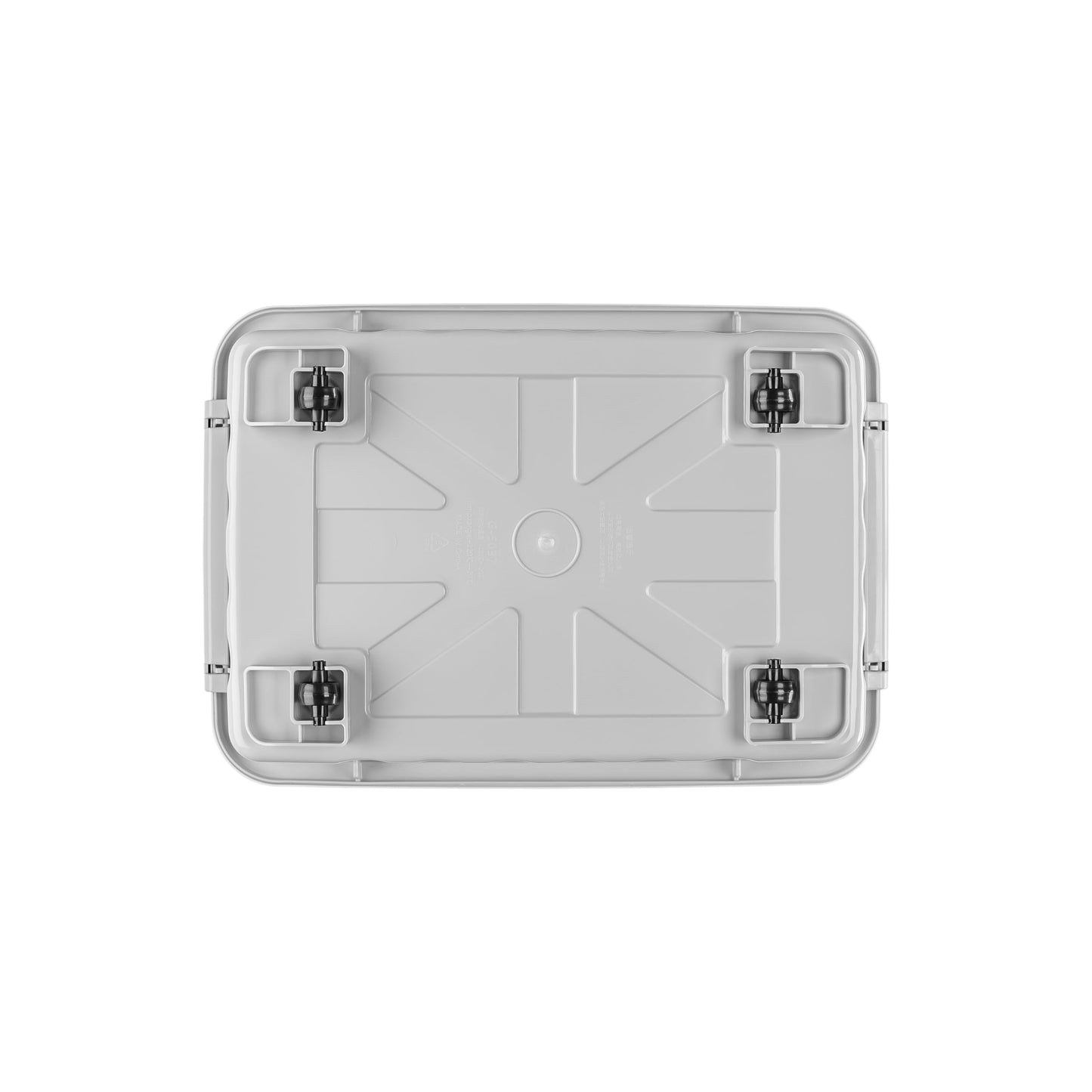Cetomo 35L*3 Storage Boxes with Lids, Plastic Storage Box with Wheels and Secure Side Latches, Stackable & Nestable Organizer for Home, Office
