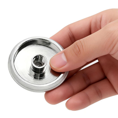 36mm 2-Pack Sink Push Button Drain Stopper, Click Clack Pop Up Waste Cover Plug Replacement for Kitchen, Bathroom & Vanity Basins