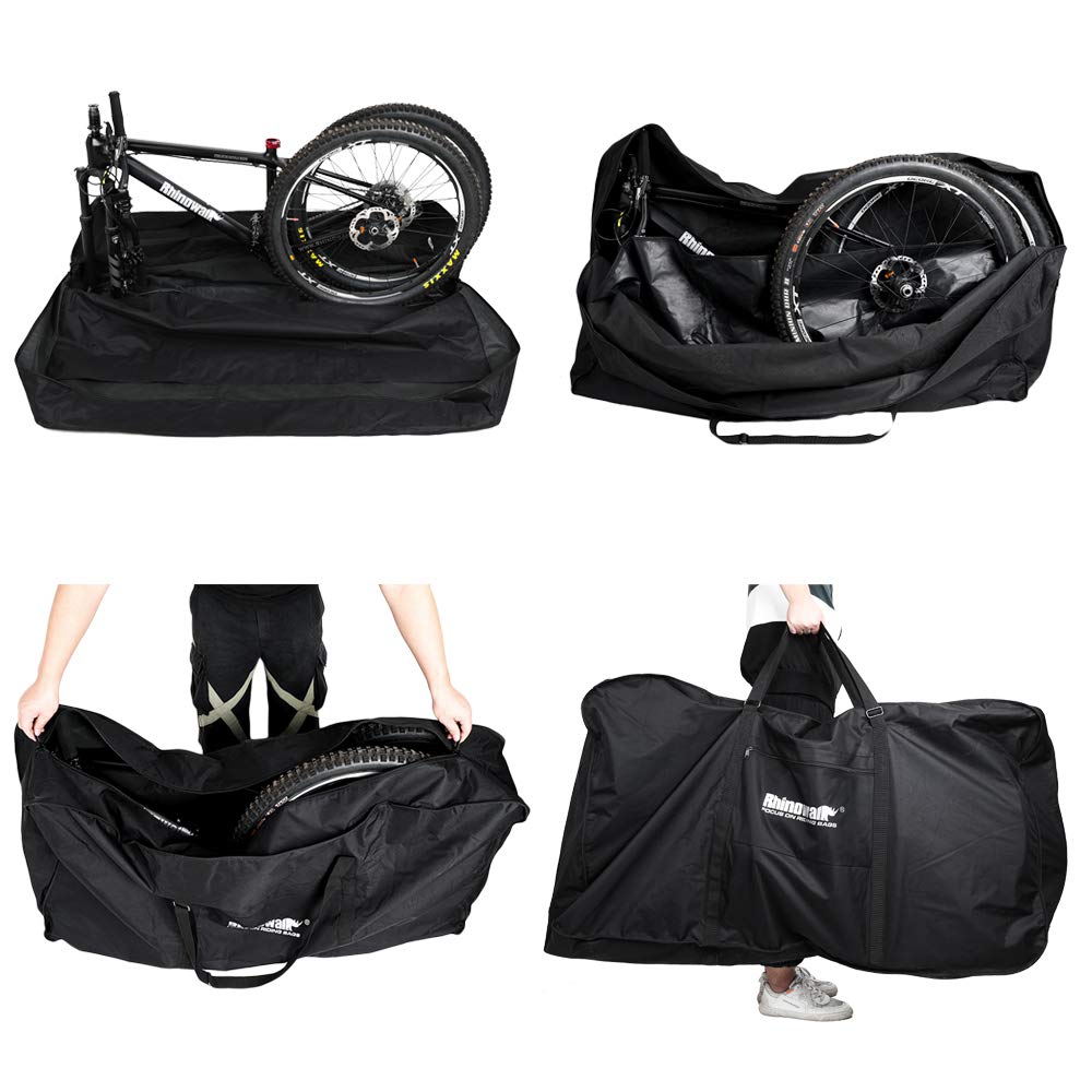 SUNTTELF Bike Carry Bag - Travel Case for 26-29 inch Folding MTB Road Bike Transport