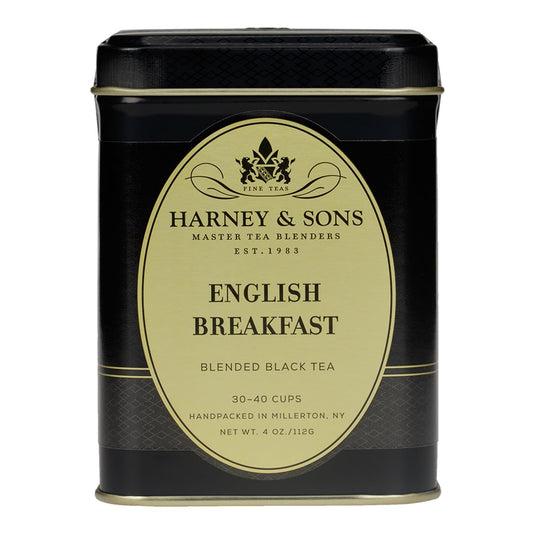 Harney & Sons English Breakfast Loose Leaf Tea, 4 Ounce Tin by Harney & Sons