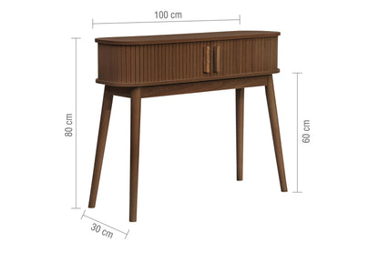 Birlea Axel Consle Table Walnut