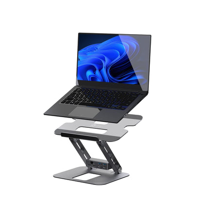 j5create Laptop Stand with USB C Dual HDMI Display Dock