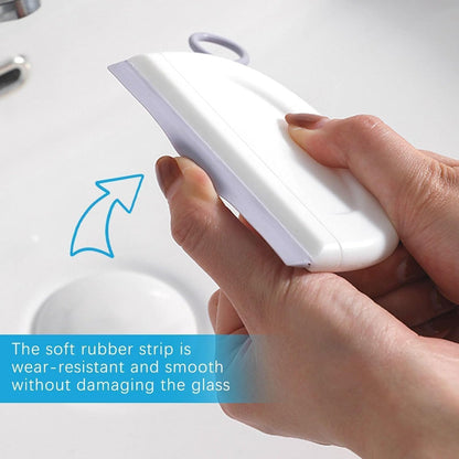 Lcyen 4 x Shower Squeegee, Shower Scraper, Shower Squeegee Mini, Window Squeegee Flexible Silicone Window & Glass Wiper
