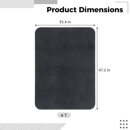 Office Chair Mat for Hardwood Floor, Non Slip Desk Mat for Rolling Chair