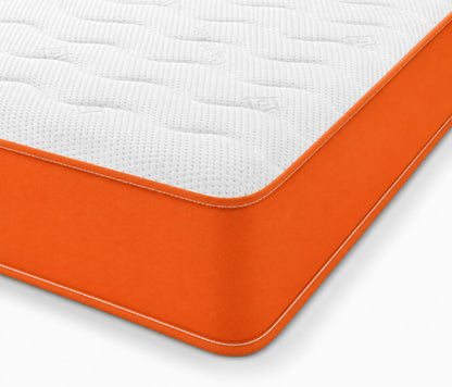 eXtreme comfort ltd Cooltouch Colours Orange Small Double Mattress