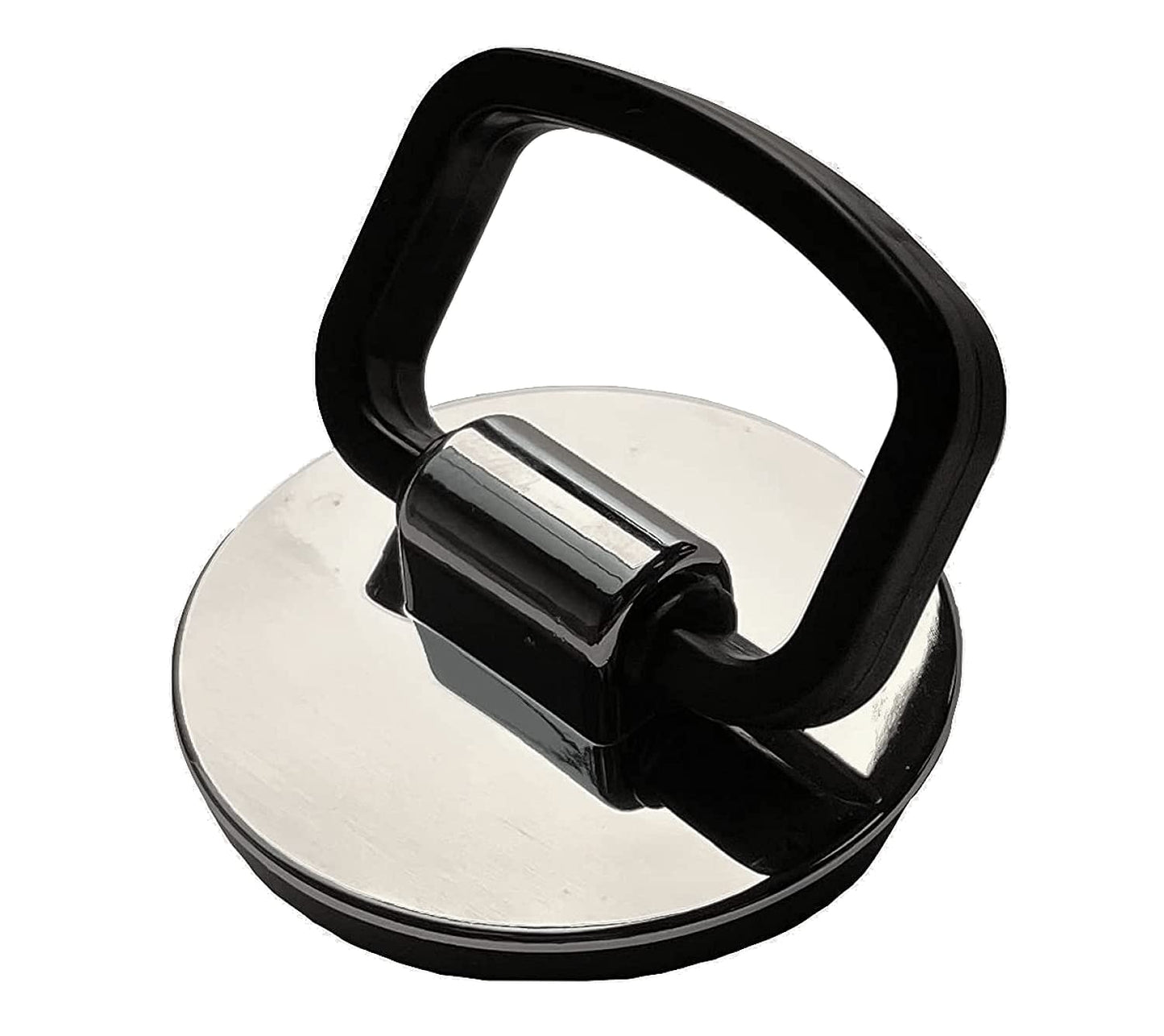 Bath OR Kitchen Sink Chrome Effect Plastic Plug with Easy Grip Handle 44mm Diameter