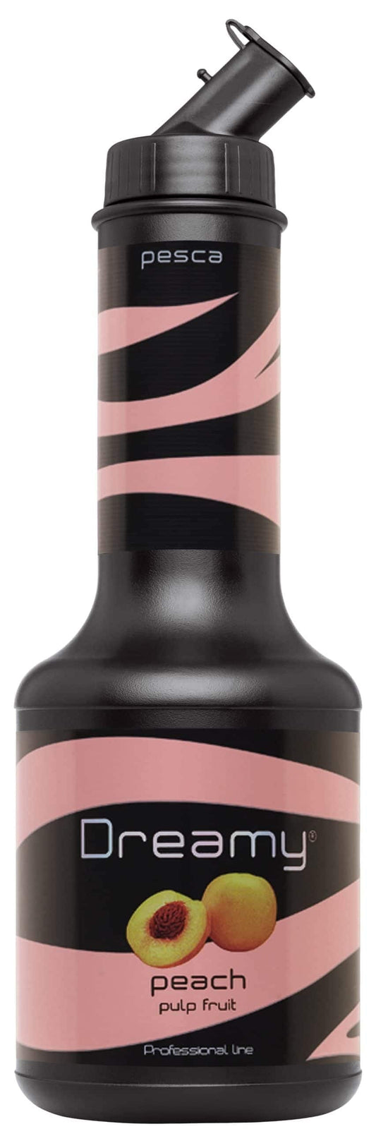 Dreamy Peach Pulp 95cl cocktail syrup, made with Peach juice and pulp from concentrate, Prepare Cocktails Syrups, Mocktail Syrups, Smoothies,