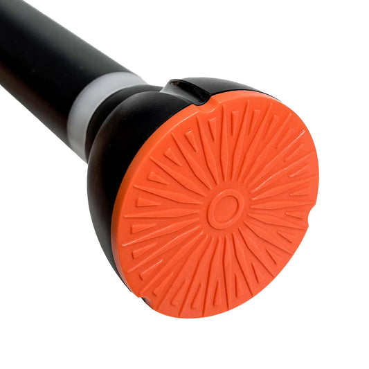 Lolypot Stainless Steel Curtain Rod 85-126CM, No-Drill Shower Curtain Rod, Adjustable Clothes Rod, Drill-Free Storage Rod, Telescopic Rod for