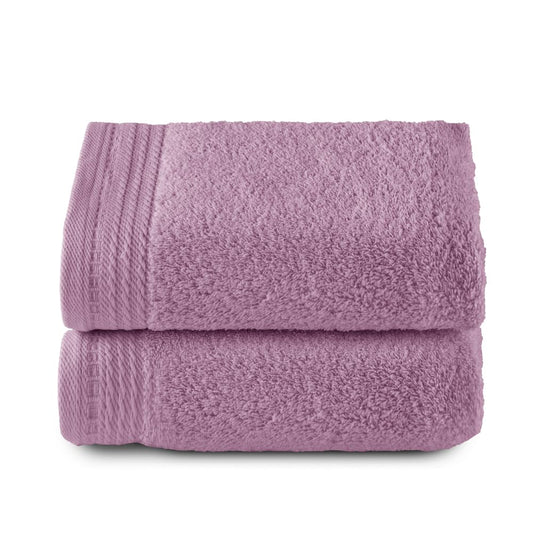 Top Towel - Premium - Large Bath Towels - Bath Towels -2 Hand Towels -50 x 100 cm - 100% Cotton - 600 g - Lilac
