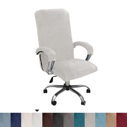 Bestenrose Velvet Office Chair Cover Stretch Computer Desk Armchair Covers
