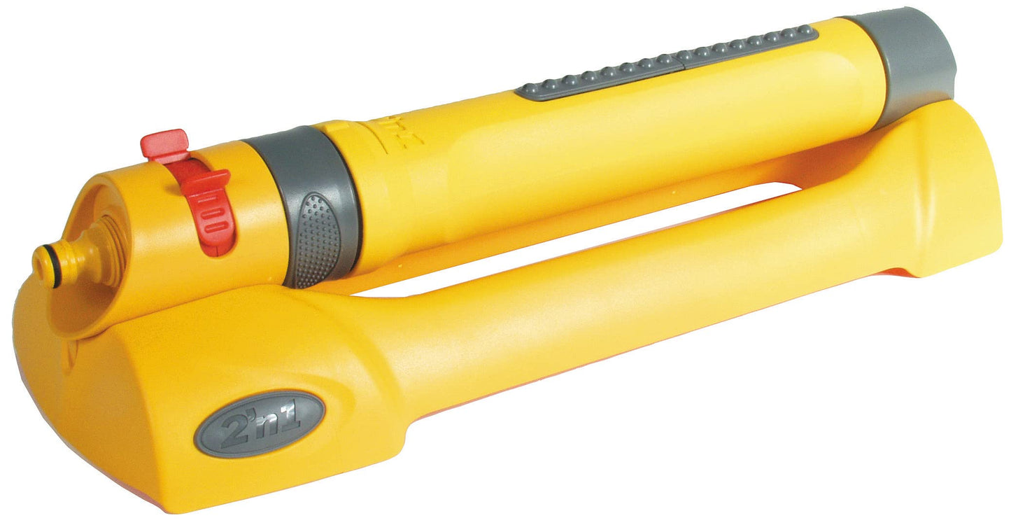 HOZELOCK - Rectangular Oscillating Sprinkler Pro 200 m? : Medium-area Rectangular Spray Sprinkler, Ideal for Lawns and Established Plants, Adjustable