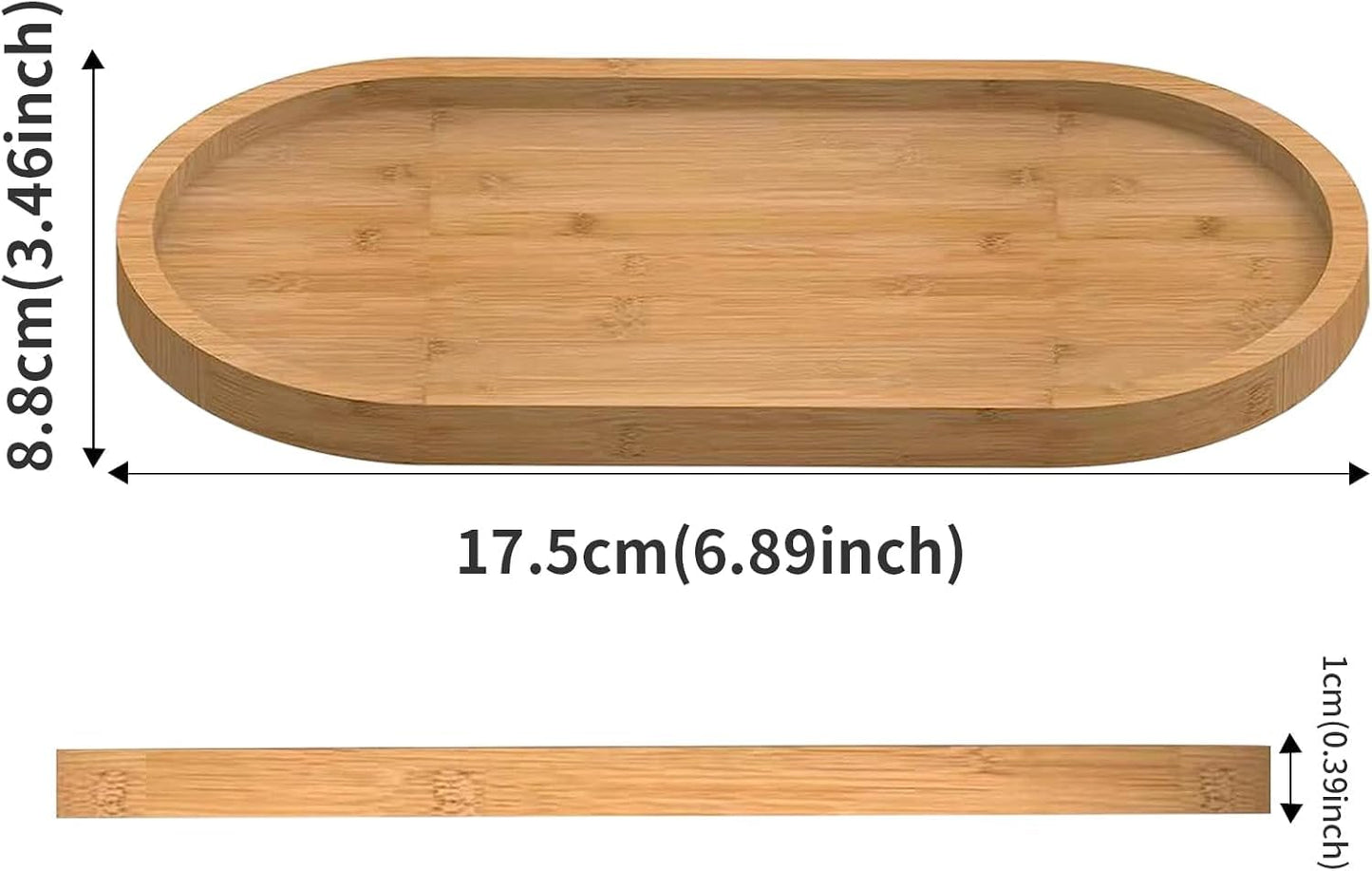Bamboo Soap Tray, Wooden Soap Dispenser Tray, Bathroom Kitchen Accessories