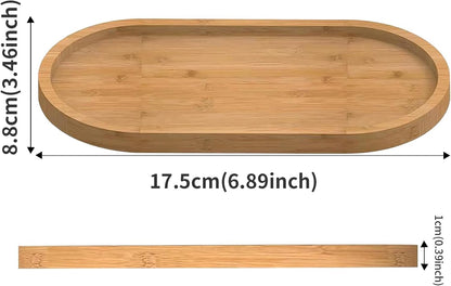Bamboo Soap Tray, Wooden Soap Dispenser Tray, Bathroom Kitchen Accessories