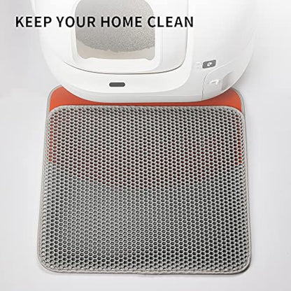 PETKIT Cat Litter Catcher Mat, Urine Proof, EVA Material, Double Layer Honeycomb Design, Easy Clean