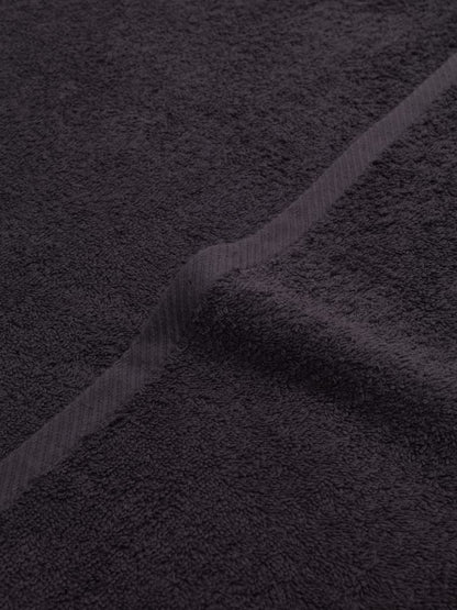 Top Towels - Plus - Large bath towels - Bath towels - 2 hand towels or sink- 50x100cm - 100% cotton - Black