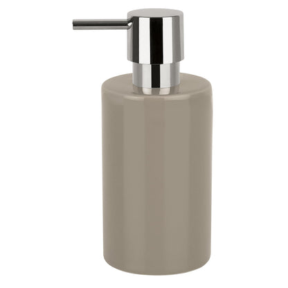 Spirella Liquid Soap Dispenser, Stoneware, Beige, 7 x 7 x 16 cm